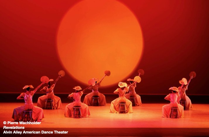 Alvin Ailey American Dance Theater performing 'Revelations' © Pierre Wachholder