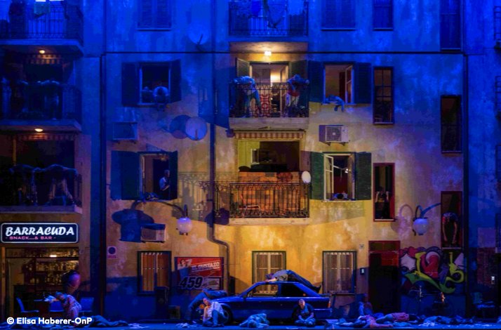 Performance of Il Barbiere di Siviglia at Teatro Real. Photo by Elisa Haberer
