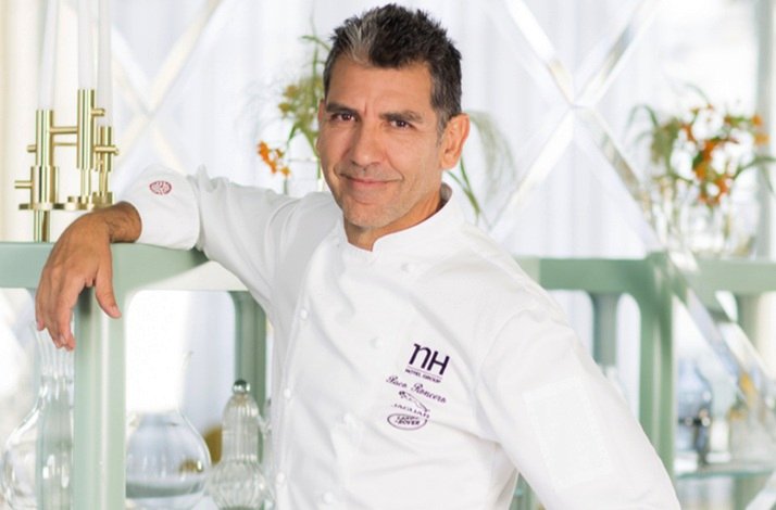Chef Paco Roncero in his personal signature uniform.