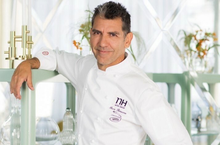 Chef Paco Roncero in his personal signature uniform.