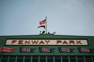 A view of the entrance at the FENWAY  PARK.
