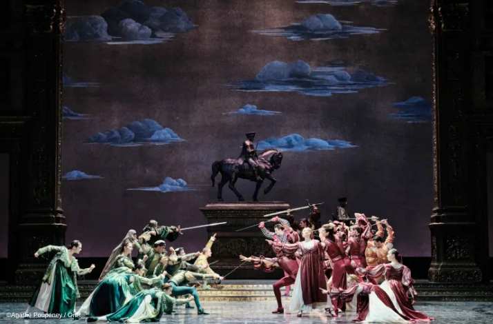 The performance of Romeo and Juliet by the Paris Opera Ballet.  © Agathe Poupeney/ OnP