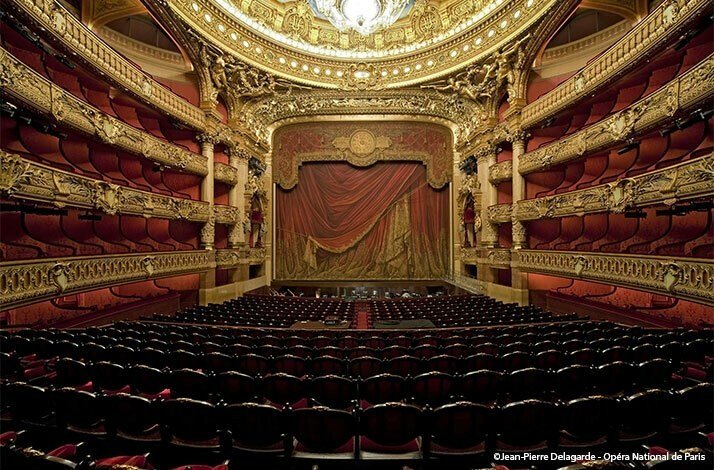 Discover the famous Palais Garnier theater's secrets on a unique tour*: In Paris, France The Palais Garnier, the famous Opera in Paris. ©Jean-Pierre Delagarde - Opéra national de Paris
