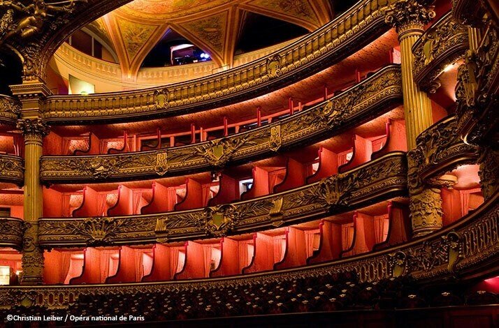 Discover the famous Palais Garnier theater's secrets on a unique tour*: In Paris, France The loge of the Palais Garnier, the famous Opera in Paris. ©Christian Leiber - Opéra national de Paris