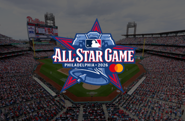 All-Star Game logo with Citizens Bank Park in the background.