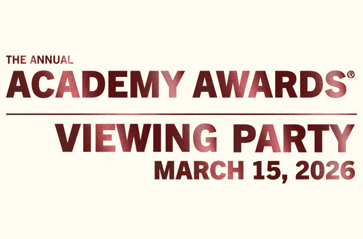 Promotional banner for the Elton John AIDS Foundation's Academy Awards® Viewing Party taking place on March 15, 2026
