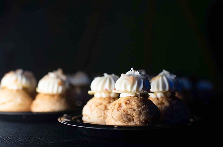 Dessert on display for the Grand Chefs Experience premier after-party at the iconic Field Museum.