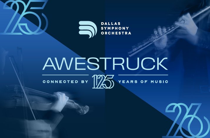 Promotional banner for Dallas Symphony Orchestra 2025 2026