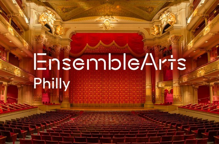 Ensemble Arts Philly with the empty hall and the scene