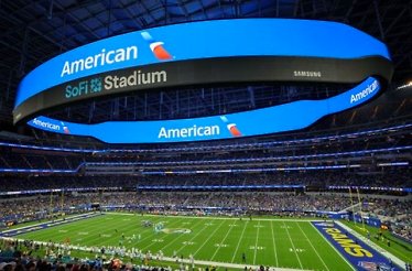  SoFi Stadium during a Los Angeles Rams game