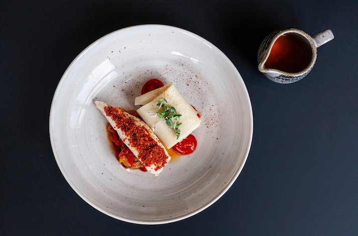 A mouthwatering dish from Chef Pavel Býček at The Eatery.