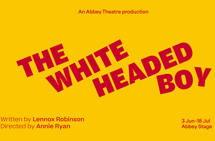 Poster for “The White Headed Boy” by the Abbey Theatre