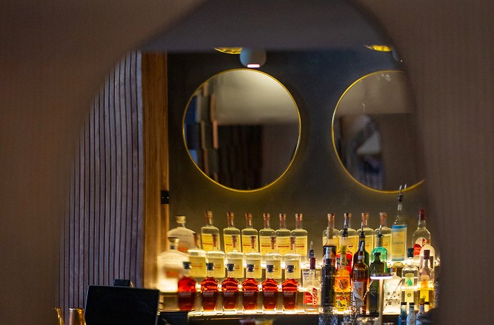 A diverse array of bottles at Kayao Chicago.