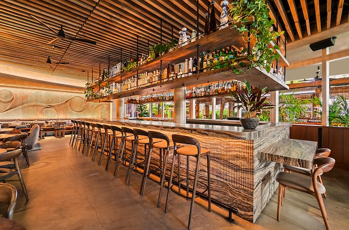 MILA rooftop bar private dining experience with reserved seating.