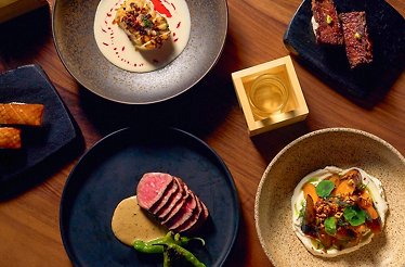 A selection of Japanese-inspired dishes from Uchiko restaurant.
