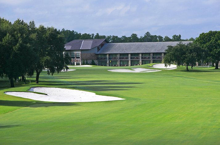 A golf course at the Arnold Palmers Bay Hill Club and Lodge.