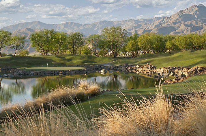 A view of the the 17th hole, known as 