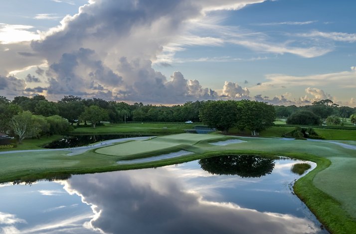 Panoramic view of the PGA National Resort.