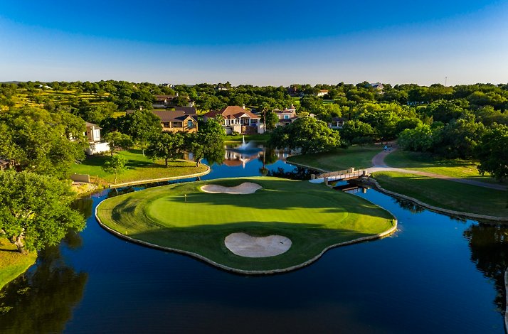 Golf course at Horseshoe Bay Resort, Texas Hill Country.