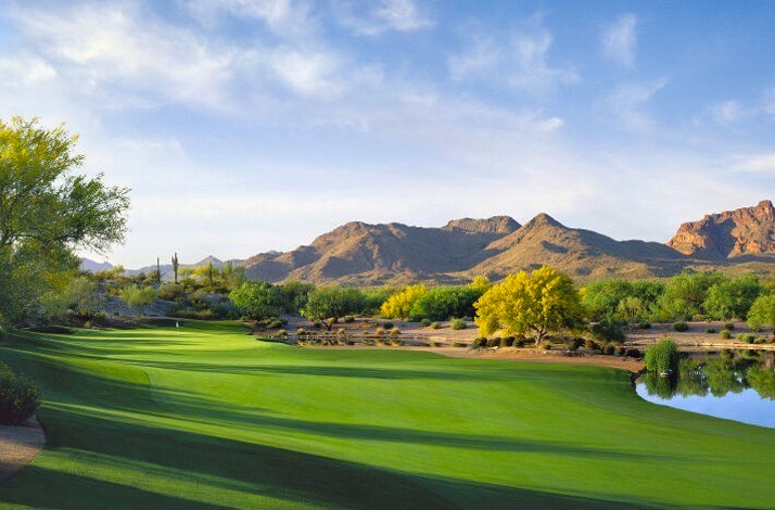 A view of the Saguaro Course at the We-Ko-Pa Golf Club in Scottsdale, Arizona..
