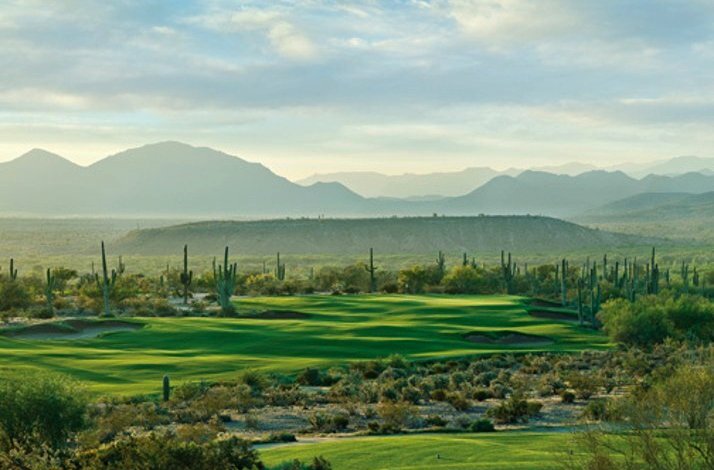 A view of the Saguaro Course at the We-Ko-Pa Golf Club in Scottsdale, Arizona..