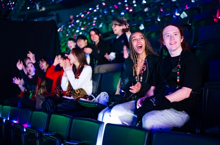 Participants of the League of Legends's Ceromony 2026 enjoying the show.