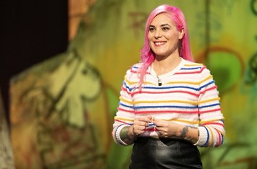 Art historian Sara Rubayo giving private guided tour at Liria Palace.