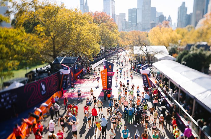 Participants of TCS New York City Marathon.