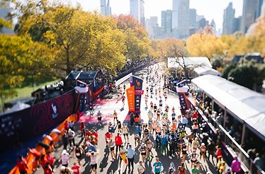 Participants of TCS New York City Marathon.