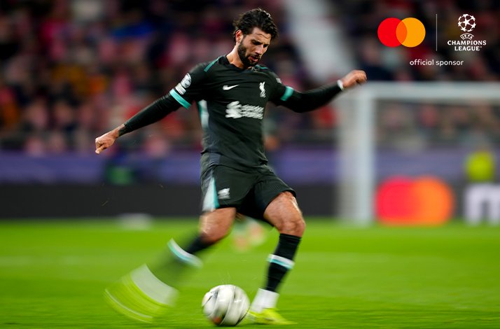 Player of Liverpool FC photographed during an UEFA Champions League match.