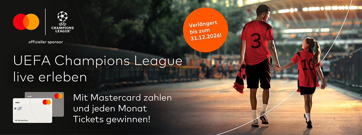 UEFA Champions League Ticket-Gewinnspiel: In Berlin, Deutschland (1)