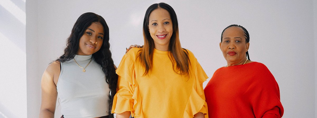Black-owned small business Ruby Spice nourishes with natural ingredients and Haitian inspiration: In Brooklyn, New York Ruby Millien, a founder of Ruby Spice Inc. with her mom Josette Haynes, and her daughter Amore Leary.