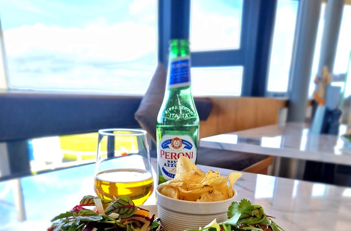 A meal served at R&A World Golf Museum.