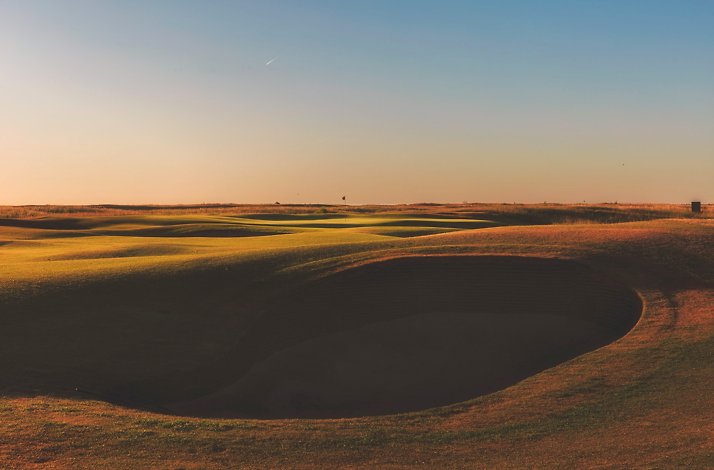 A view of the Royal Cinque Ports Golf Club.