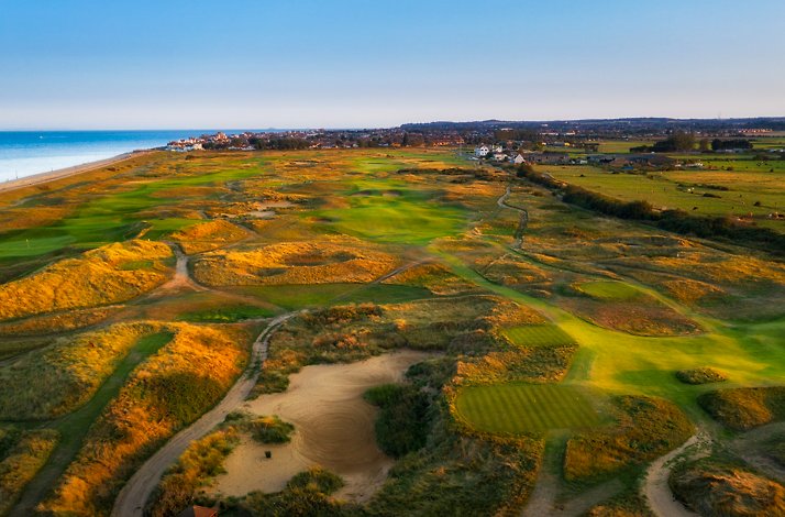 A view of the Royal Cinque Ports Golf Club.