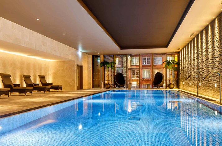 Indoor swimming pool at a Royal Birkdale Golf Club.
