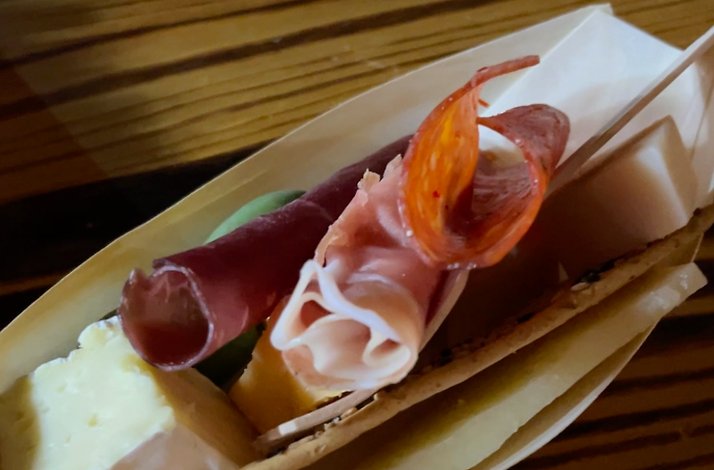 Charcuterie board served by Canadian cheese legend Afrim Pristine