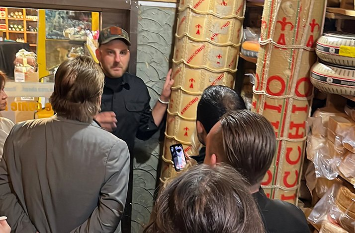 After-hours workshop at Toronto's Cheese Boutique, led by Afrim Pristine, Canada's premier cheese master