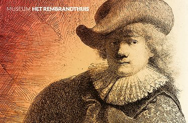 Portrait soft painting of Het Rembrandthuis museums