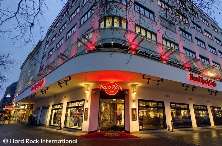 The main entrance of the Hard Rock Cafe in Berlin. © Hard Rock International