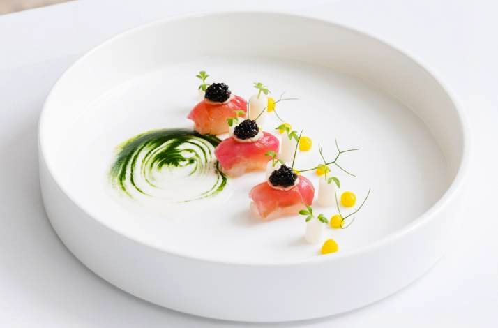 A gourmet dish served at one of  JRE-Hrvatska'S 16 dining destinations