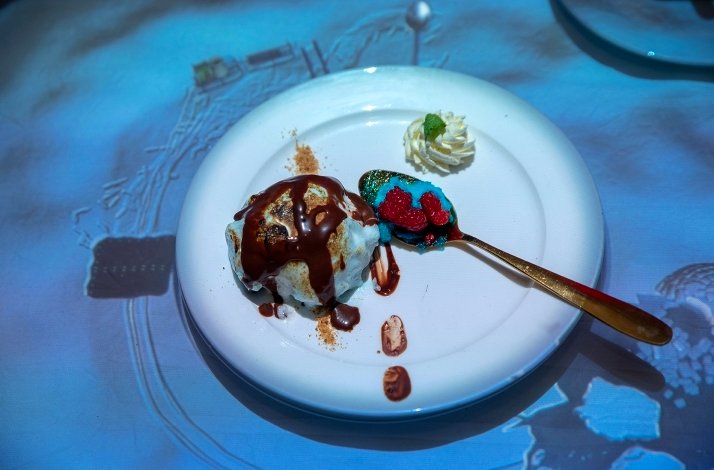 The dish served at the Le Petit Chef.