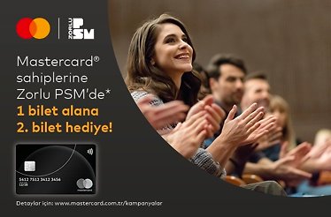 Zorlu PSM'de 1 bilet alımınıza 1 bilet hediye