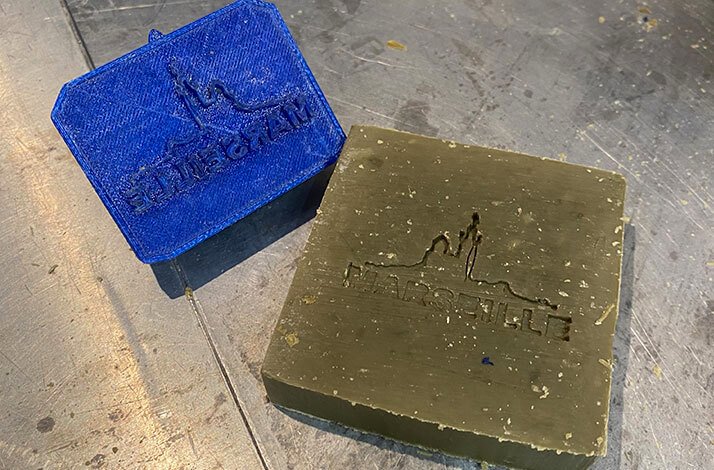 The emblematic small personalized soap from Marseille