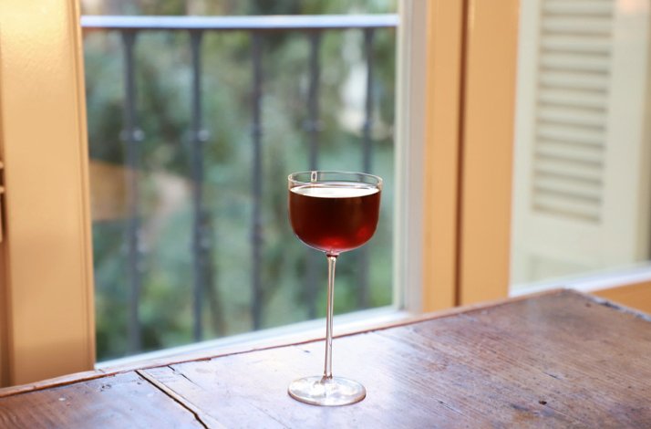 Interesting cocktail at Club Matador.