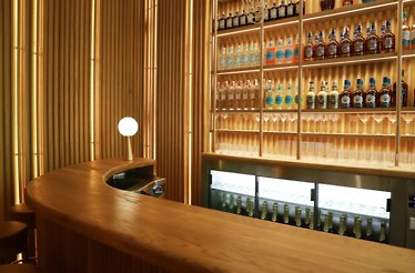 Bar counter at Club Matador.