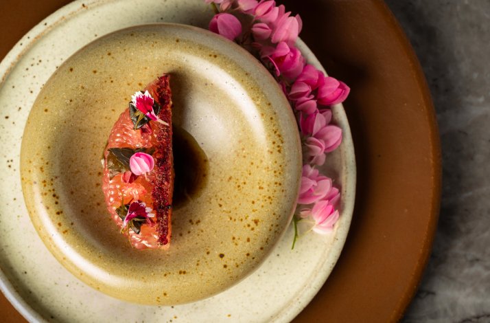 Coconut & smoked caviar