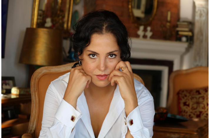 Soprano Burcu Hancı poses for a photo.