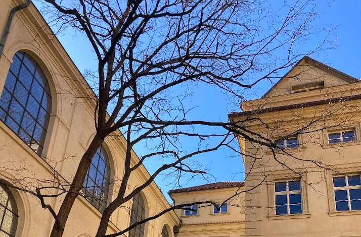 Hidden alchemical laboratory in Prague's Old Town.