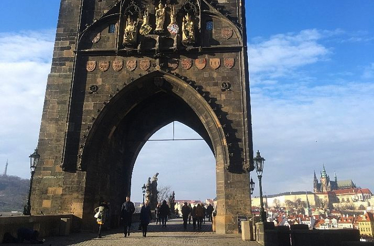 The Old Town Bridge Tower of the Charles Bridge in Prague.